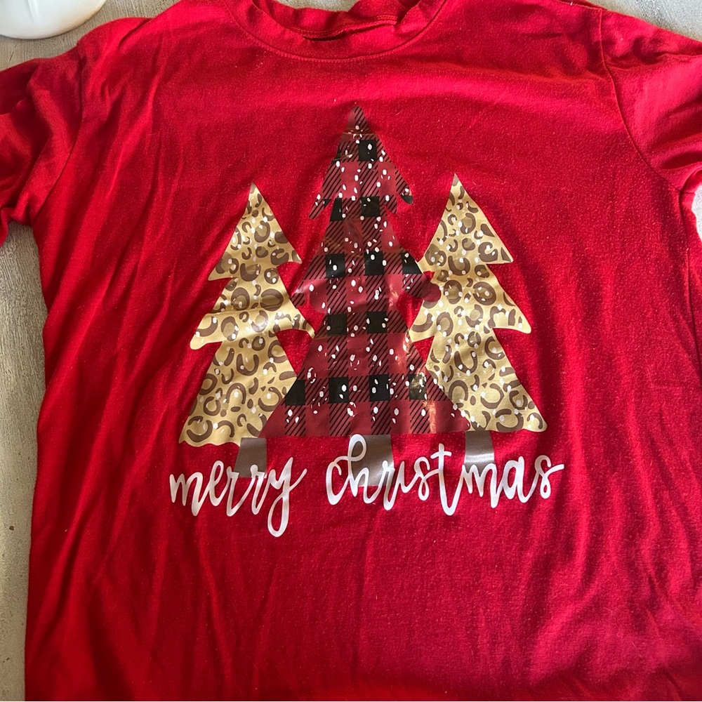 Festive Christmas Tree Shirts‎ - Red & White bundle - Picture 5 of 8